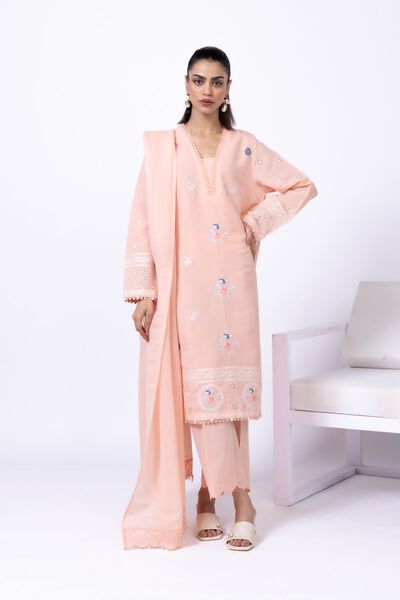 Embroidered | Cotton Reflex | Pants | USD 7.50