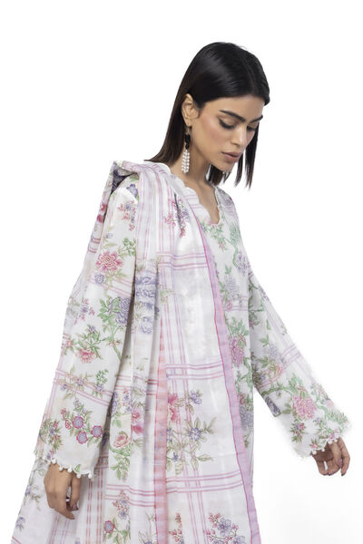 Embroidered | Lawn | Fabrics 3 Piece | USD 45.00
