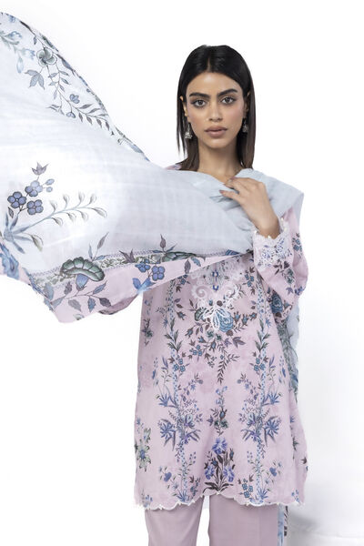 Embroidered | Lawn | Fabrics 3 Piece | USD 50.00