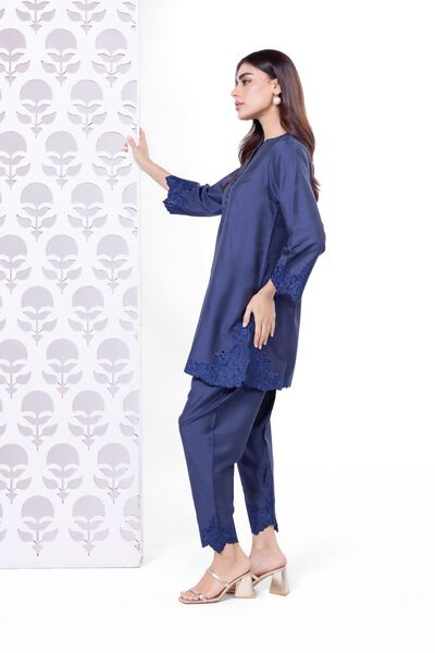 Embroidered | Raw Silk | Pants | USD 6.00