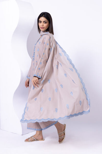 Embroidered | Slub lawn | Dupatta | USD 25.00