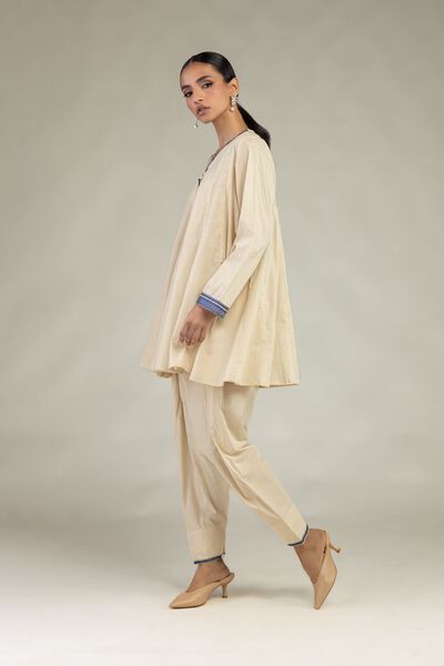 Textured Cotton | Embroidered | Textured Cotton Shalwar | USD 30.00