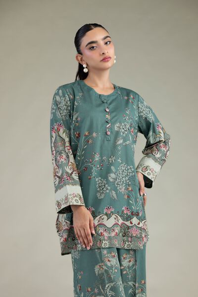 Printed | Cambric | Floral Cambric Kurta | USD 35.00
