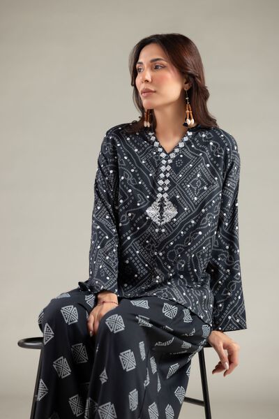 Embroidered | Viscose Crepe | Blouse | USD 12.00