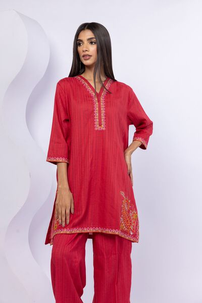 Embroidered | Leno | Kurta | USD 10.50