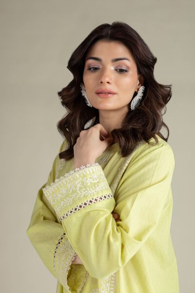 Embroidered | Cotton Dobby | Fabrics 2 Piece | Top and Bottom | USD 40.00
