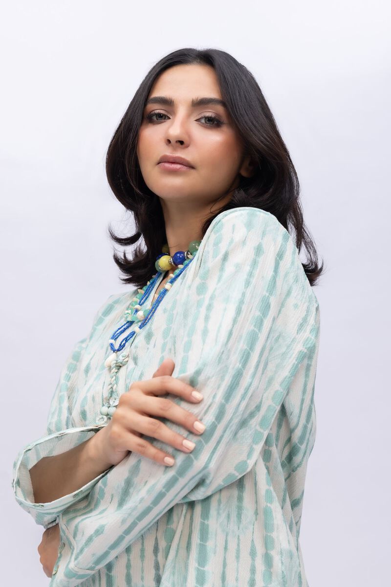 Buy Abstract Cotton Kurta | 7.50 USD | 25-04E48-06TA-VG_MULTI | Khaadi ...