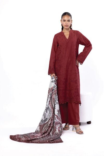 Embroidered | Khaddar | Fabrics 3 Piece | USD 50.00