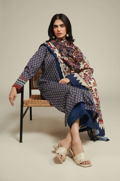 Printed | Messuri | Tailored 3 Piece | USD 65.00