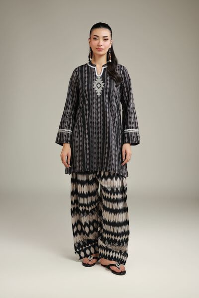 Embroidered | Cotton Dobby | Cotton Black Shalwar | USD 15.00
