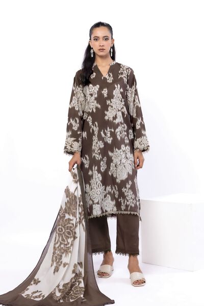 Embroidered | Cambric | Fabrics 3 Piece | USD 17.50