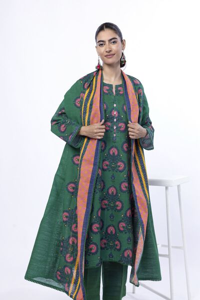 Printed | Light Khaddar | Fabrics 3 Piece | USD 30.00