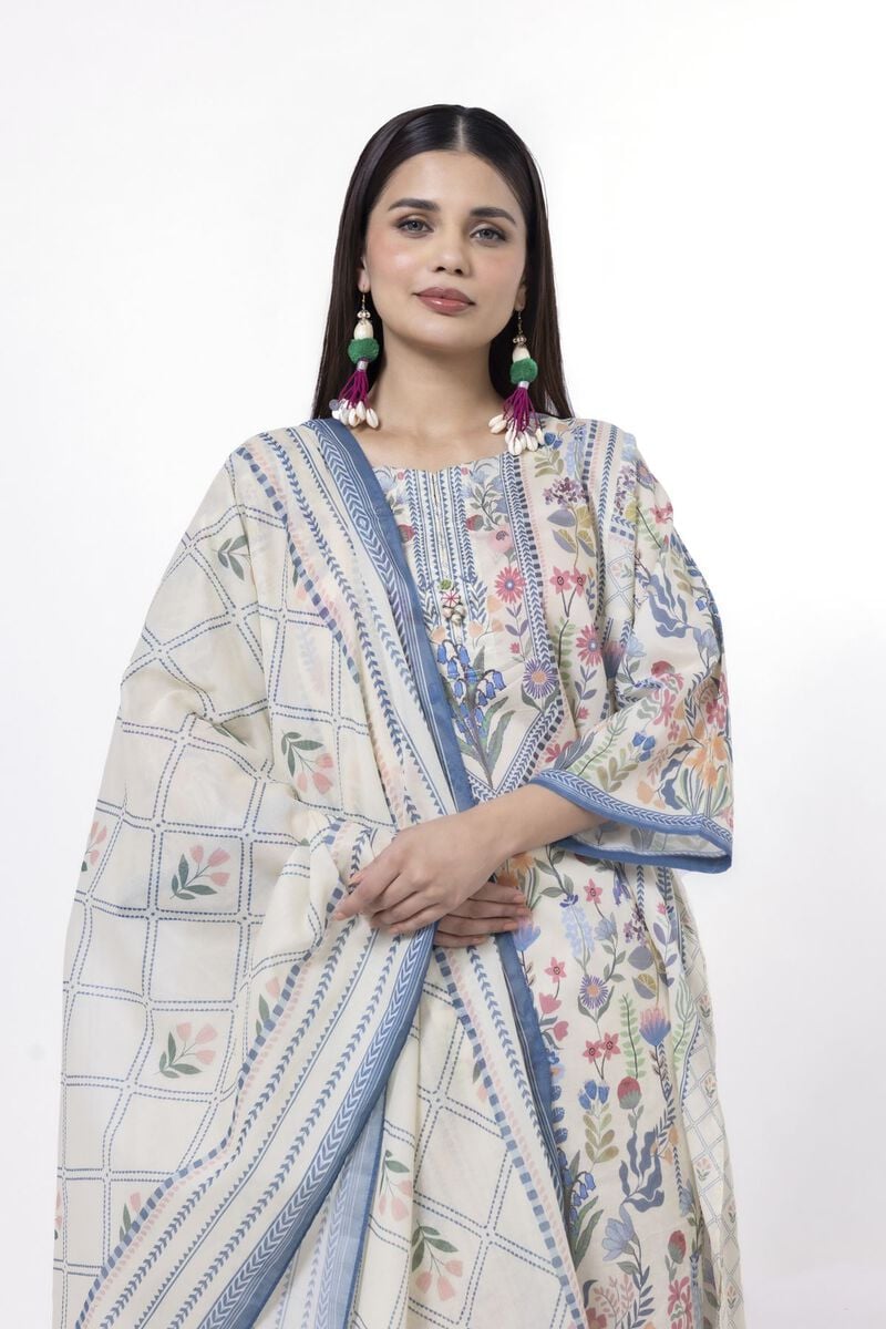 Rs 3300 Raabi lawn printed 3pc