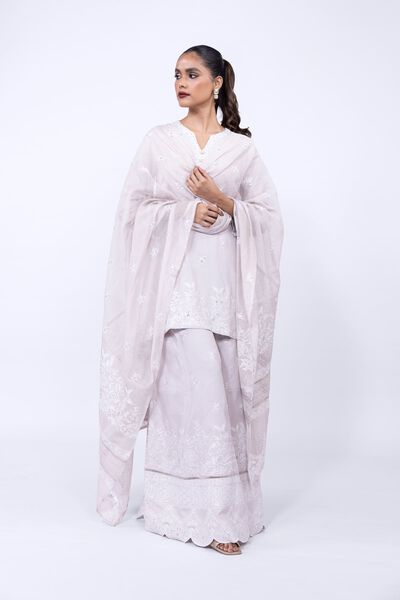 Embroidered | Russian Raw Silk | Pants | USD 80.00
