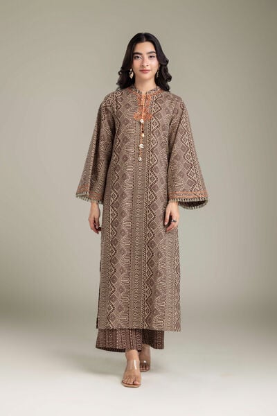 Embroidered | Light Khaddar | Fabrics 2 Piece | Top and Bottom | USD 30.00