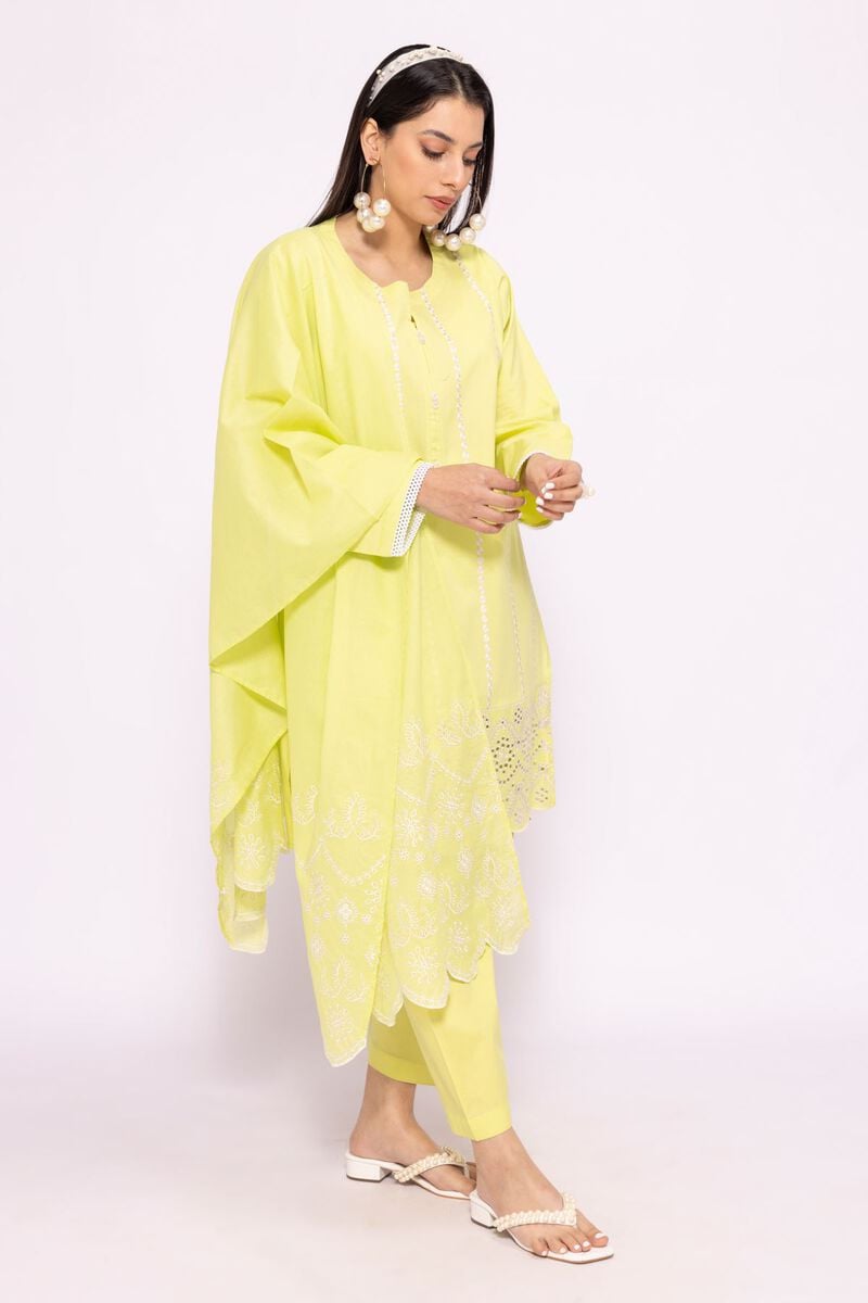 Dyed Embroidered | Lawn | Stole | Embroidered | null
