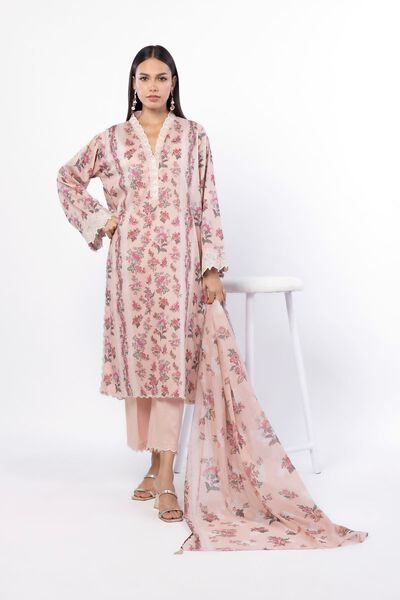 Embroidered | Lawn | Fabrics 3 Piece | USD 45.00