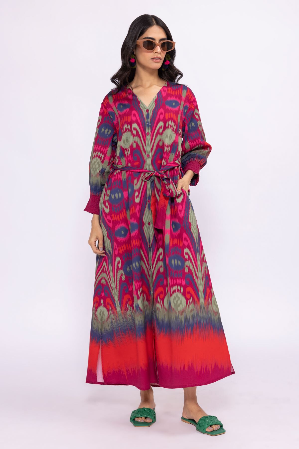 Khaadi long hot sale frocks