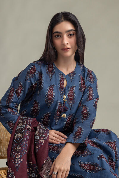 Printed | Light Khaddar | Fabrics 3 Piece | USD 45.00