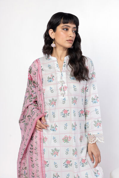 Embroidered | Lawn | Fabrics 3 Piece | USD 50.00