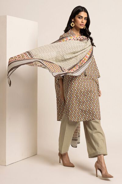 Fabrics 3 Piece Suit, BEIGE, hi-res