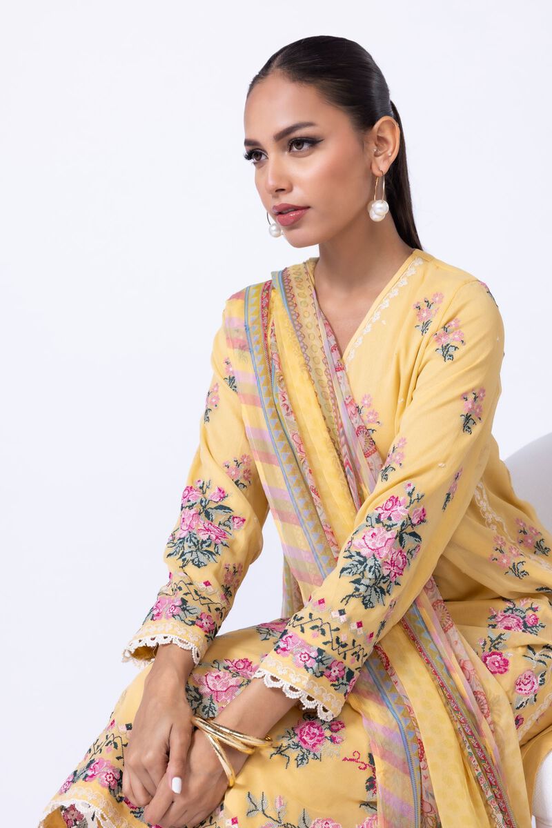 Embroidered | Bamber Chiffon | Dupatta | null