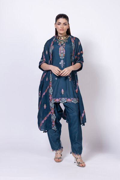 Embroidered | Viscose Oak Silk | Kurta | USD 15.00