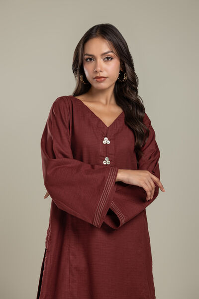 Dyed | Cotton Dobby | Kurta | USD 45.00