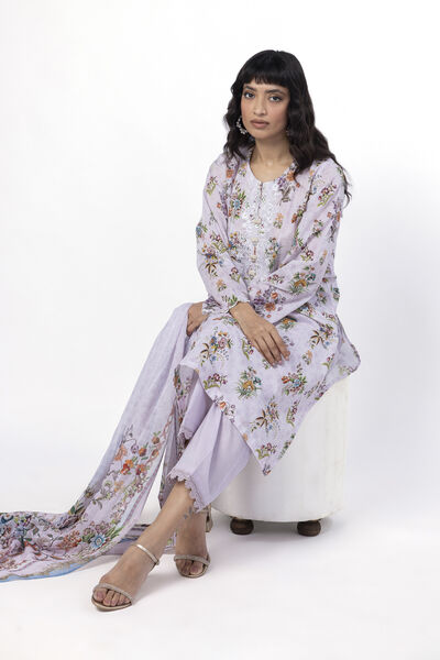 Embroidered | Lawn | Fabrics 3 Piece | USD 45.00
