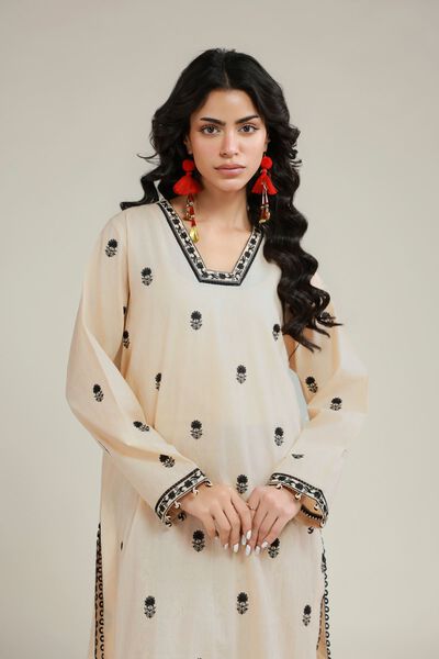 Embroidered | Dobby | Fabrics 2 Piece | Top and Bottom | USD 12.00