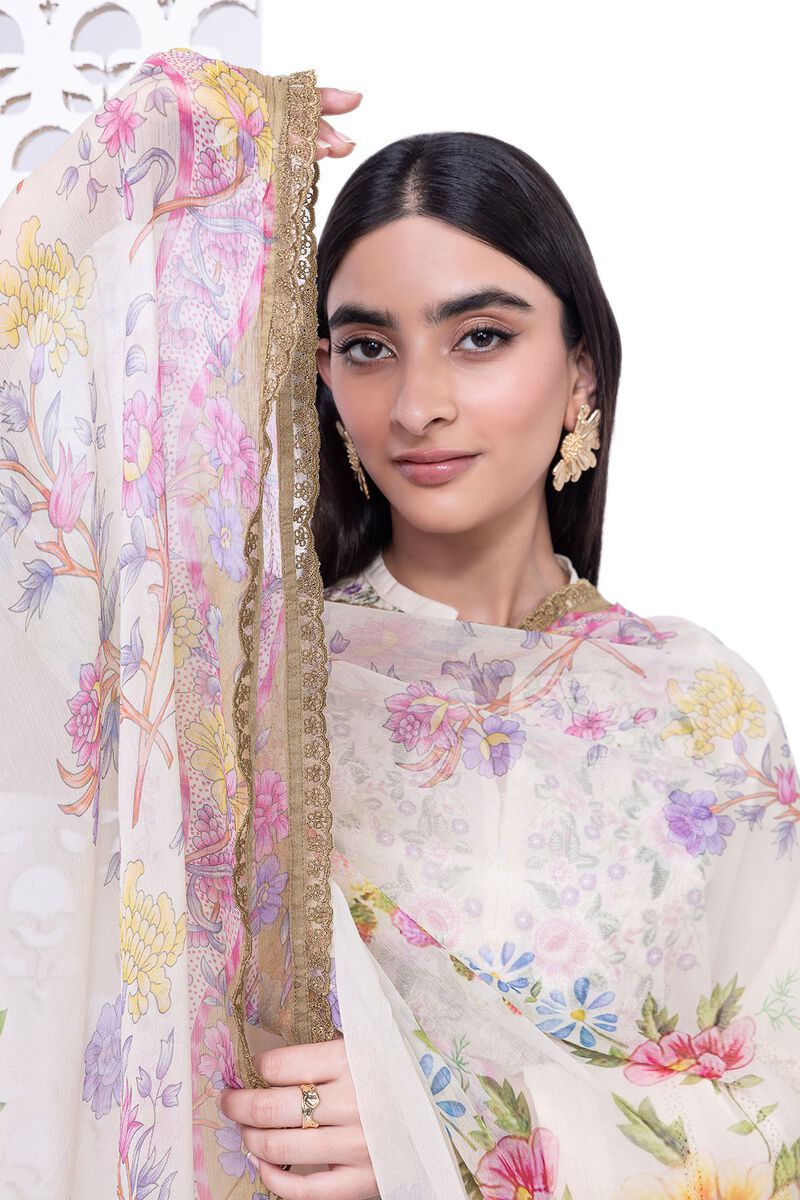Printed | Bamber Chiffon | Dupatta | null