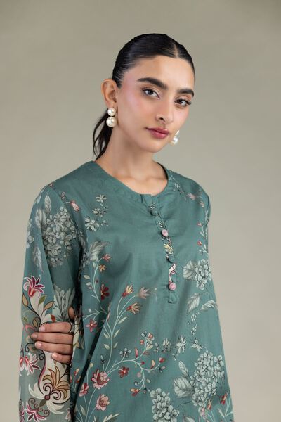 Printed | Cambric | Floral Cambric Kurta | USD 35.00
