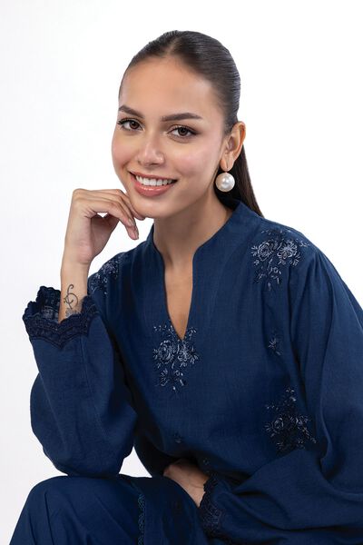 Embroidered | Crosshatch | Fabrics 2 Piece | Top and Bottom | USD 40.00