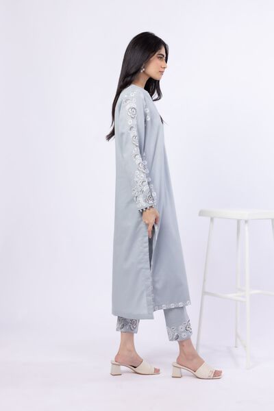 Embroidered | Linen Cotton | Pants | USD 6.90