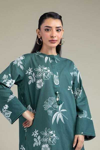 Printed | Cotton Dobby | Floral Cotton Kurta | USD 30.00