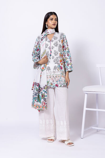 Embroidered | Crosshatch Poplin | Kurta | USD 35.00