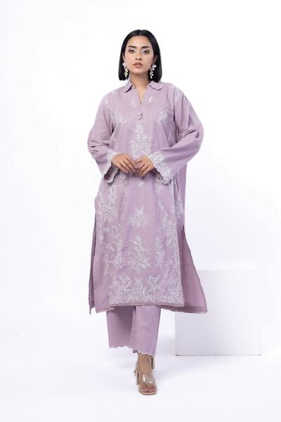 Embroidered | Crosshatch | Tailored 2 Piece | Top and Bottom | USD 45.00