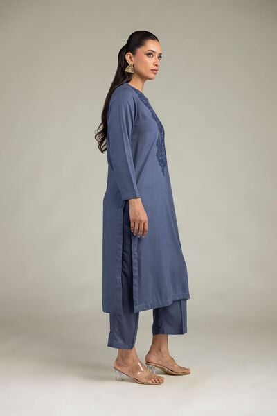 Dyed | Raw Silk | Silk Solid Pants | USD 30.00
