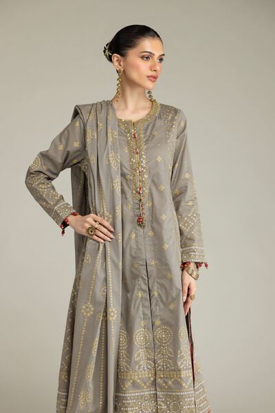 Embroidered | Cambric | 3-Piece Co-ord Set | USD 77.50