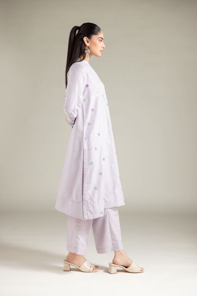 Embroidered | Blended Cambric | Pants | USD 25.00