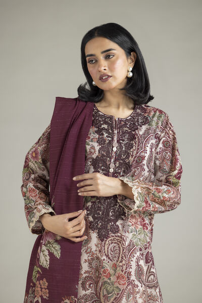 Embroidered | Mesuri | Fabrics 3 Piece | USD 27.00