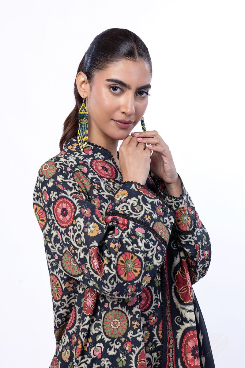 Printed | Light Khaddar | Tailored 3 Piece | null