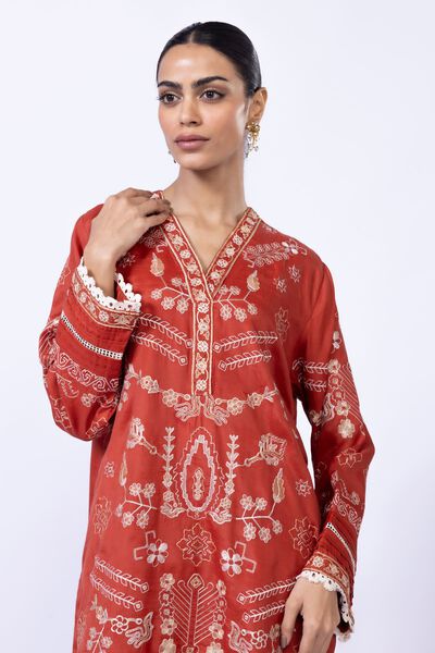 Embroidered | Thai Silk | Kurta | USD 19.50