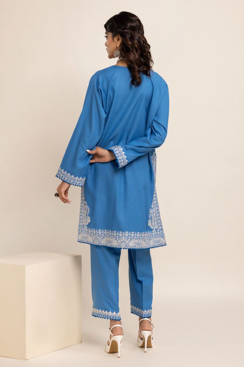 Embroidered | Dull Raw Silk | Kurta | null