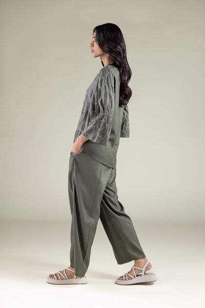 Embroidered | Viscose | Trousers | USD 7.50