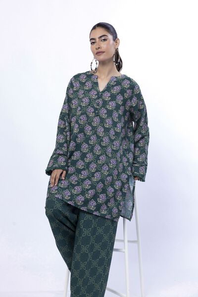 Printed | Khaddar | Fabrics 2 Piece | Top and Bottom | USD 12.50