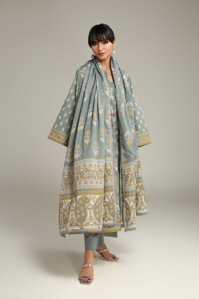 Printed | Cambric | Mint Cambric Pants | USD 25.00