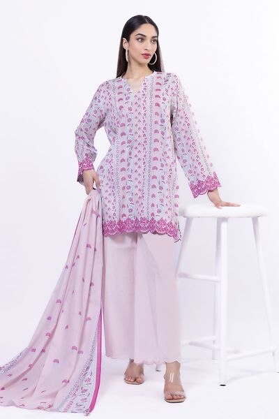 Embroidered | Lawn | Fabrics 3 Piece | USD 40.00