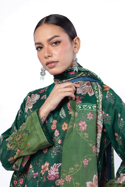 Printed | Broshia | Fabrics 3 Piece | USD 45.00