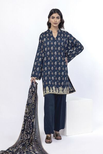 Embroidered | Lawn | Fabrics 3 Piece | USD 35.00